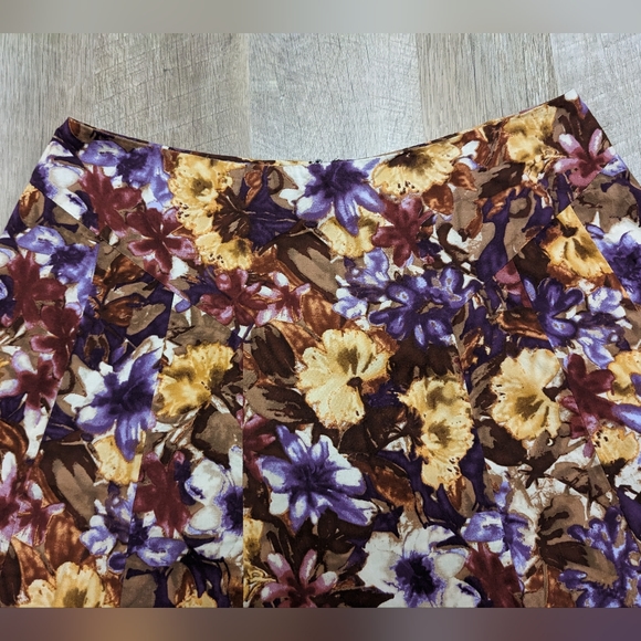 apt. 9 Floral A-line Skirt - Picture 4 of 7